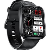 OKWISH Damen Herren Smart Watch Sportuhr Armbanduhr Fitness Uhr Uhren Tracker Smartwatch (1,96 Zoll)…