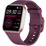 Sross Smartwatch Damen, Smartwatch Herren, Fitnessuhr mit Telefonfunktion Smartwatch, Schlafmonitor…