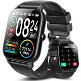 DUSONLAP Herren's und Damen's Bluetooth Anrufe IP68 Wasserdicht Smartwatch (1,85 Zoll, Android/iOS),…