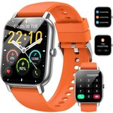 Nerunsa Bluetooth-Anrufe und Konnektivität Smartwatch (1,85 Zoll, Android iOS), Bluetooth Anrufe IP68…