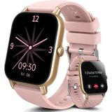 Aptkdoe Smartwatch (1,85 Zoll, Android, iOS), Damen Herren mit Bluetooth Anrufe,112 Sportmodi Fitnessuhr,280mAh,IP68