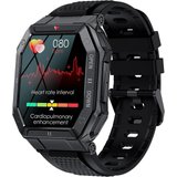 findtime Smartwatch (1,85 Zoll, Android iOS), Herren Armbanduhr mit Telefonfunktion IP68 Militär Sportuhr…
