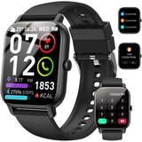 Nerunsa Smartwatch (1,85 Zoll, Android,iOS), mit Telefonfunktion,110+Sportmodi Sportuhr,Fitnessuhr mit…