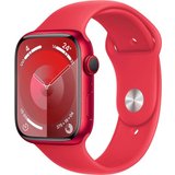 Apple Watch Series 9 GPS + Cellular Smartwatch (4,5 cm/1.8 Zoll, Watch OS 10), Sport Band