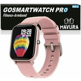 MAVURA GOSMARTWATCH PRO Smartwatch Bluetooth Fitnesstracker Fitness Armband Smartwatch für Android und…