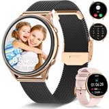 Powerwill Smartwatch für Damen Herren, 1,39 Zoll Touchscreen Smart Watch Smartwatch (1,39 " Zoll), mit…