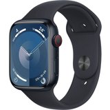 Apple Watch Series 9 GPS + Cellular 45mm Aluminium M/L Smartwatch (4,1 cm/1,77 Zoll, Watch OS 10), Sport…