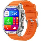 Tidy K63 Smartwatch, Fitness Tracker 1,96-AMOLED Gesundheits-Smartwatches Smartwatch (1,96 Zoll), Fitness…