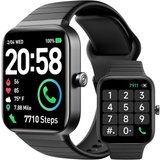 Voigoo Smartwatch (1,8 Zoll, Android, iOS), mit Telefonfunktion,Alexa Integriert Herzfrequenz, Schlafmonitor300mAh