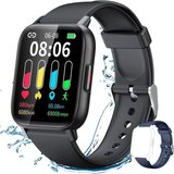 LAMA Smartwatch (1,69 Zoll), Fitness Tracker Fitnessuhr IP67 Wasserdicht Sportuhr Aktivitätstracker
