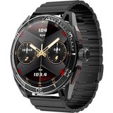 Hikeren Fitness Uhr mit Anruffunktion,1,43'' UHD-Full-Touch,IP68 Wasserdicht Smartwatch