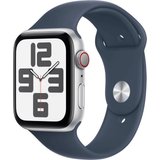 Apple Watch SE GPS Aluminium 44 mm + Cellular M/L Smartwatch (4,4 cm/1,73 Zoll, Watch OS 10), Sport…
