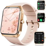 JUNG Pasonomi Smartwatch Damen & Herren Fitnessuhr, mit Bluetooth, Frauen Smartwatch (4,69 cm/1,9 Zoll)…