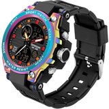 findtime Hochtransparentes Harzfenster Watch, Vielseitige Digitale & analoge Anzeigen, robustes Design,…