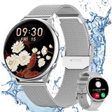 Powerwill Fitness Tracker Uhr für Damen Herren mit Telefonfunktion Smartwatch Watch (mit Wechselarmband…