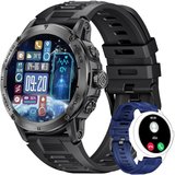Lige Herren's Anruf Bluetooth IP68 Wasserdicht Fitness-Tracker Smartwatch (1,54 Zoll, Android/iOS),…