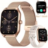 REDOM Damen Herren Smart Watch Sportuhr Armbanduhr Fitness Uhr Uhren Tracker Smartwatch (1,85 Zoll)…