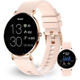 XCOAST SIONA 2 Damen Smartwatch (4,2 cm/1,3 Zoll, iOS Android) ROSE GOLD, Damen Fitness Tracker, neueste…