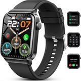 uaue Männer's & Frauen's Smartwatch (1,85 Zoll, Android / iOS), mit Telefonfunktion 113 Sportmodi, Schrittzähler…