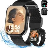 KIPTUMTEK Smartwatch (2,01 Zoll, Android, iOS), mit Telefonfunktion Fitness Tracker IP68 Wasserdicht,…
