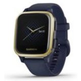 Garmin Venu Sq Music GPS-Fitness-Smartwatch blau/gold HF-Messung