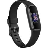 Fitbit Luxe Gesundheits- und Fitness-Tracker schwarz mit schwarzem Armband