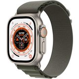 Apple Watch Ultra LTE 49mm Titanium Alpine Loop Grün Small