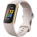 Fitbit Charge 5 Fitness-Tracker Weiß/Gold
