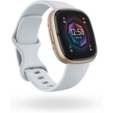 Fitbit Sense 2 Fitness-Smartwatch Nebelblau/Softgold