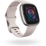 Fitbit Sense 2 Fitness-Smartwatch Weiß/Platin
